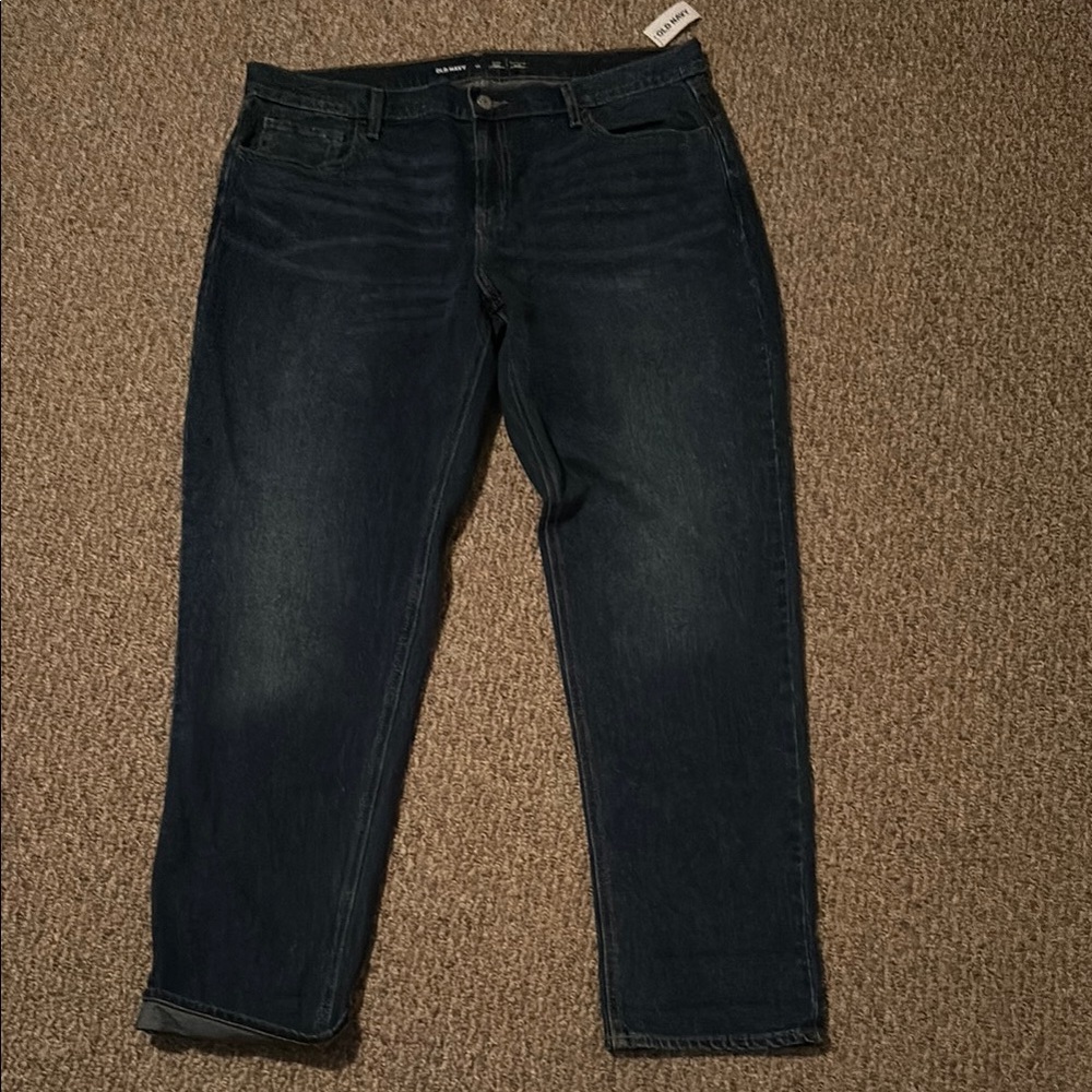 NWT Old Navy Mid-rise Wow Boyfriend Denim Jeans Size 14